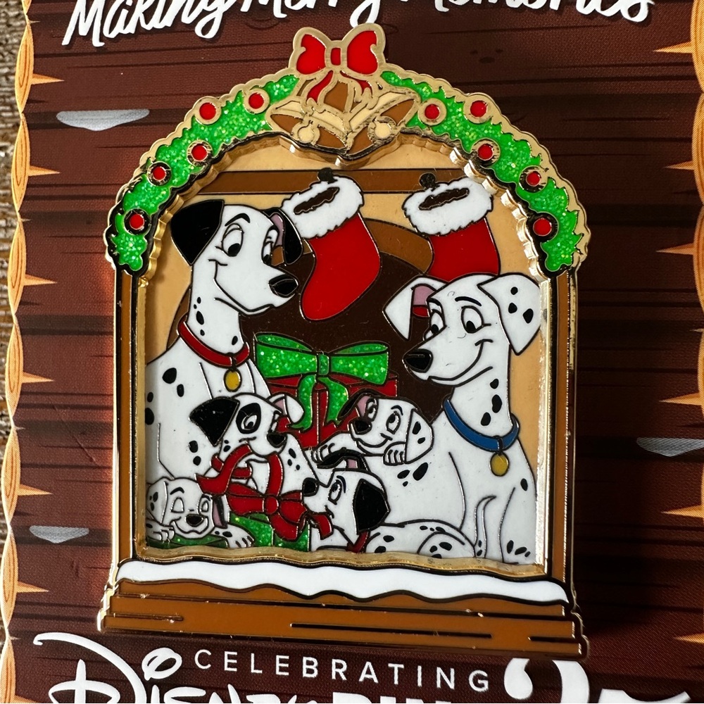 Disney Making Merry Memories 101 Dalmatians Christmas 2025 LE 4500 Pin